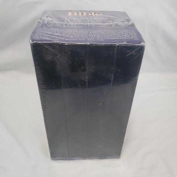 The Living Bible VHS Boxset A Visual Portrayal Of The Life Christ NEW Sealed - Picture 3 of 6